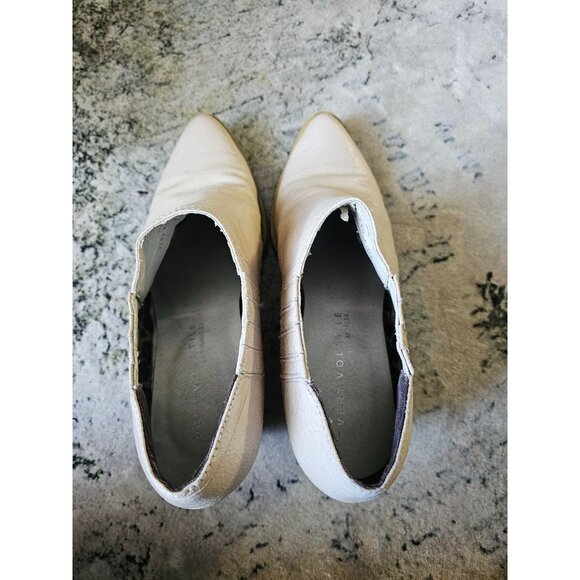 Very Volatile Womens Canton Western Ankle Boot bone Leather Size 7.5 - Picture 3 of 10